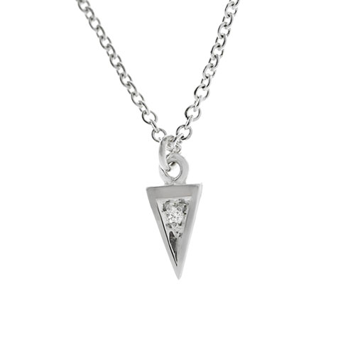 Double Triangle Necklace • HOPSCOTCH