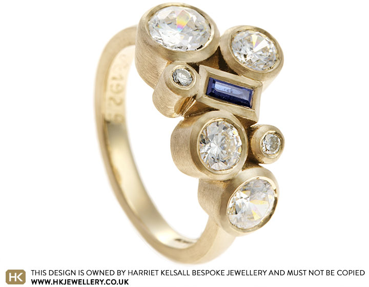 Andrea's Redesigned Yellow Gold Cluster Dress Ring