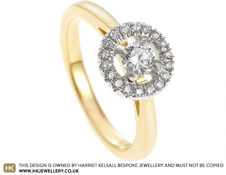 Leigh's 9ct Gold Diamond Engagement Ring