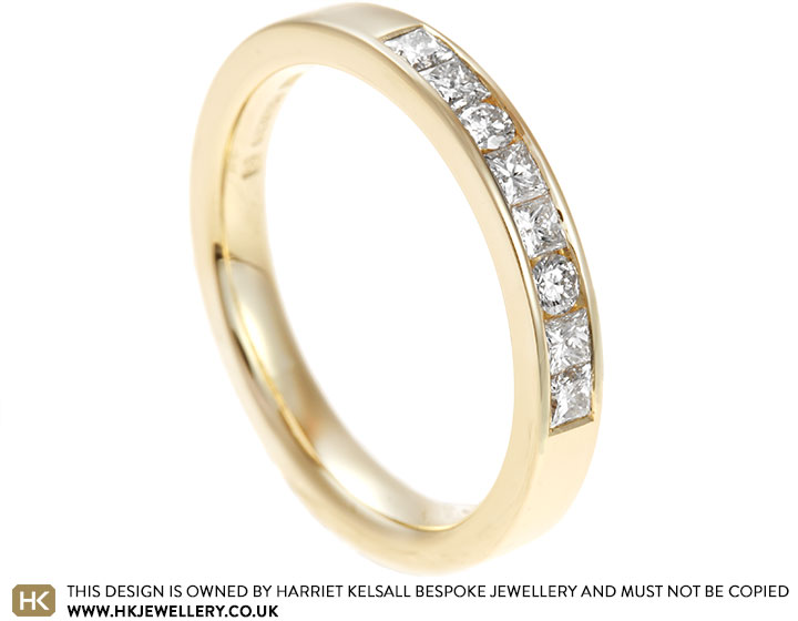 9ct gold half on sale eternity ring