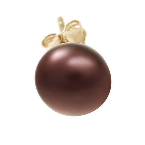 Chocolate on sale pearl earrings