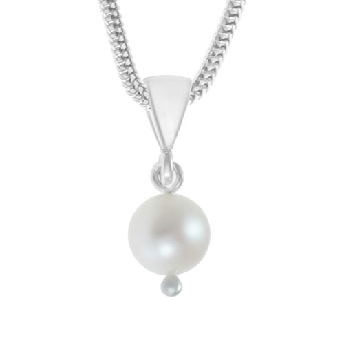 Helena Gold and Pearl Drop Necklace - Flutterby Jewellery