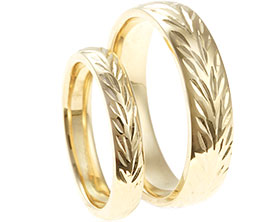 22804-matching-yellow-gold-wedding-rings-with-leaf-engraving_1.jpg