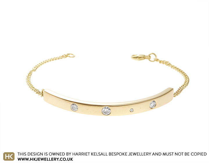 Beverly's Yellow Gold and Diamond Bracelet