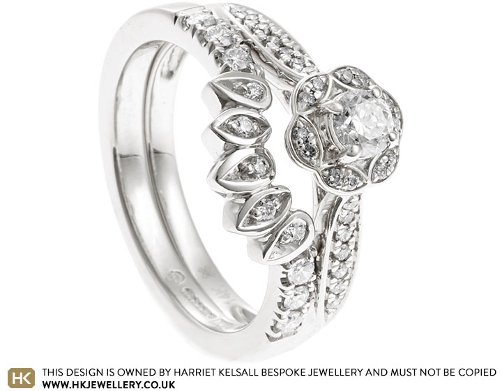 Trishella Diamante Bralette in Silver Diamante