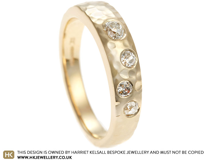 Ruth's 9ct Yellow Gold and Diamond Dress Ring