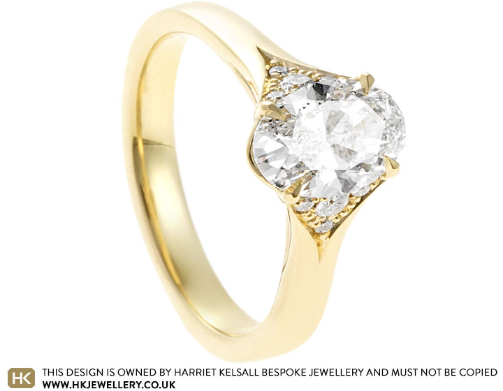 Felicity's 18ct Yellow Gold Diamond Engagement Ring