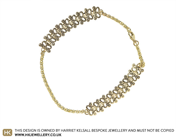 Carol's Bespoke 9ct Yellow Gold Bracelet