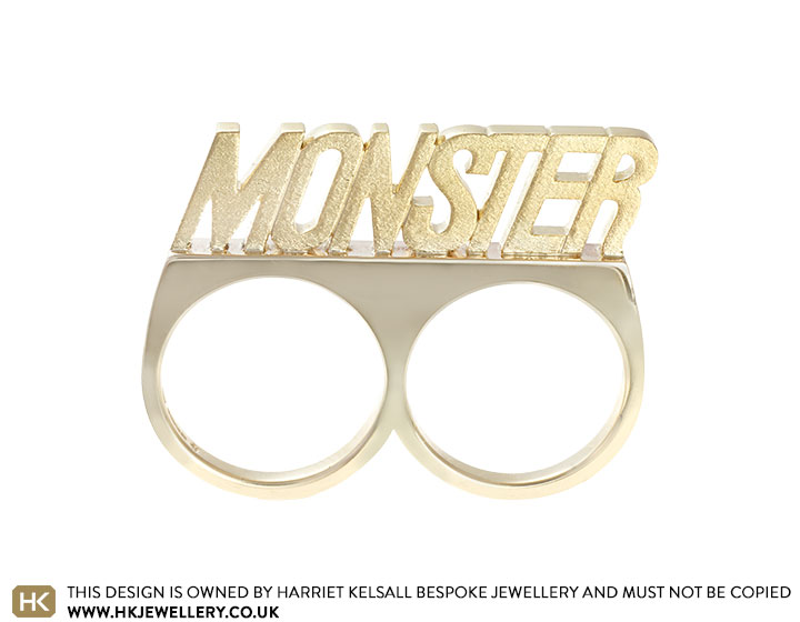 Lana's statement Monster dress ring