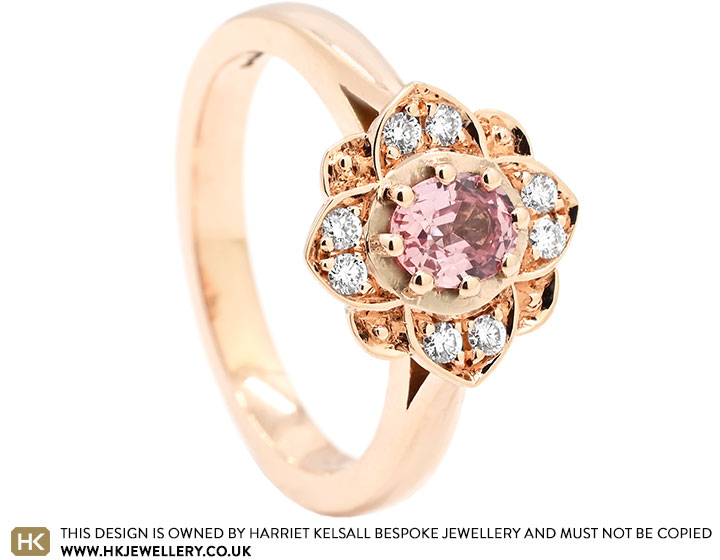 Amita's Floral Engagement Ring