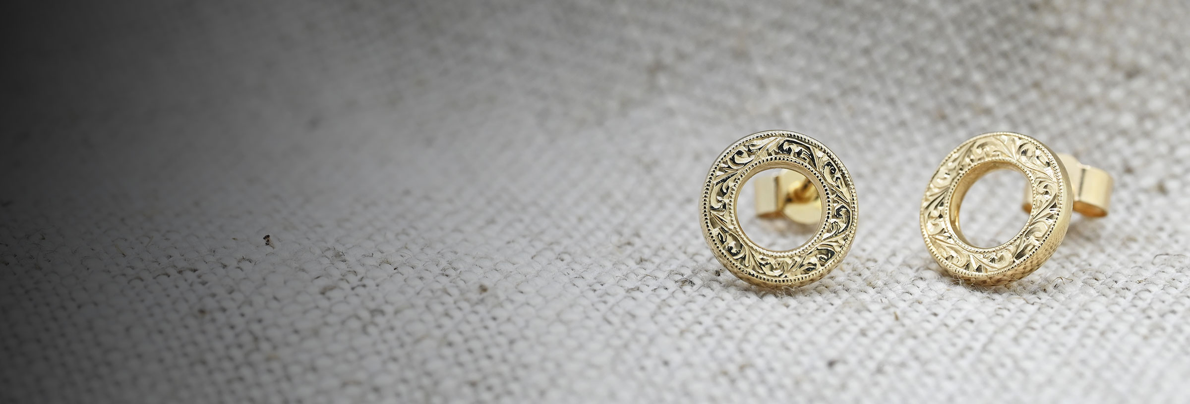 18k Yellow Gold Handmade Filigree Hoop Earrings From Italy – Exeter Jewelers