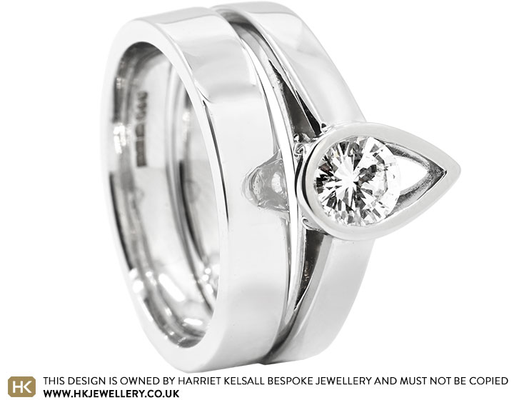 Kelly's Platinum Diamond Engagement Ring Redesign