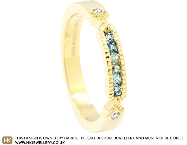 Tracy's Fairtrade 18ct Yellow Gold Family Birthstone Eternity Ring