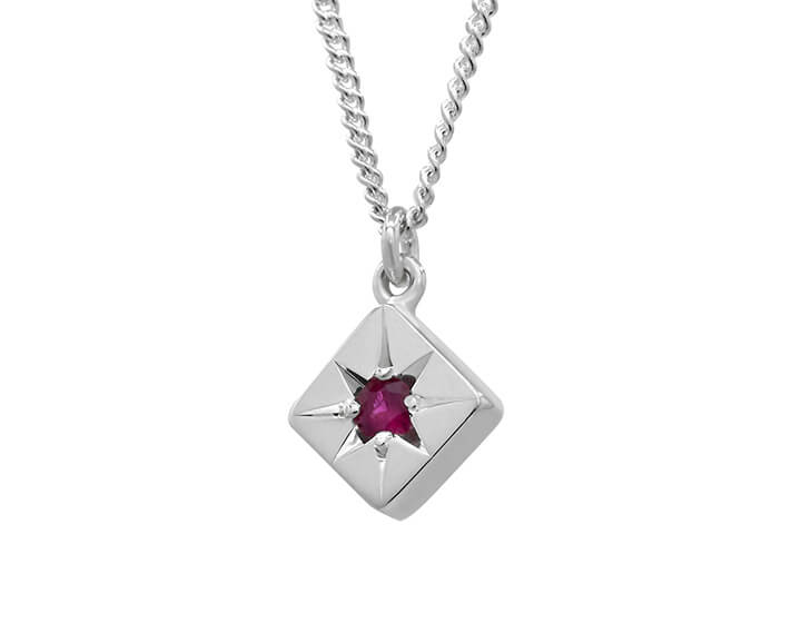 Star on sale ruby pendant