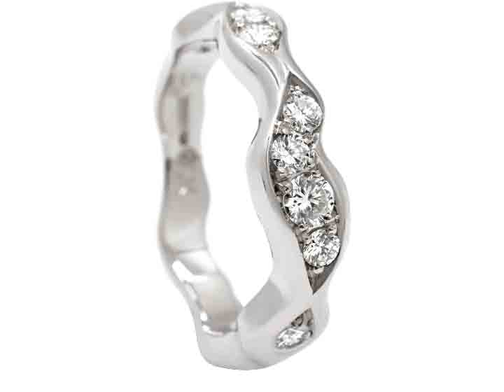 Nicola's 18ct White Gold and Diamond Redesigned Ring