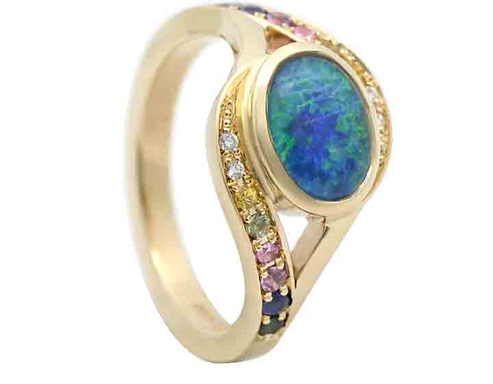 A Vision of Colour for Mihaela's Engagement Ring