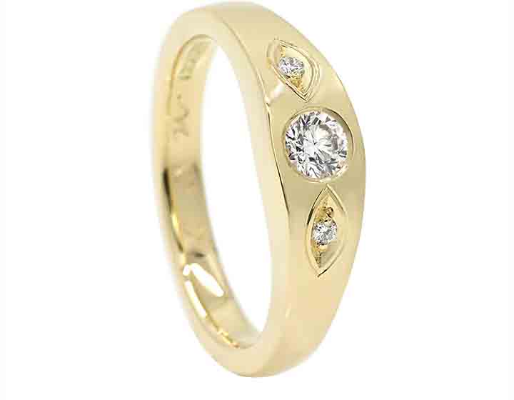 Tom's 18ct Yellow Gold and Diamond Engagement Ring