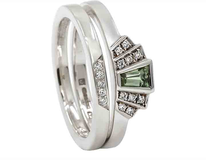 Kelly's Fairtrade 9ct White Gold and Diamond Wedding Ring