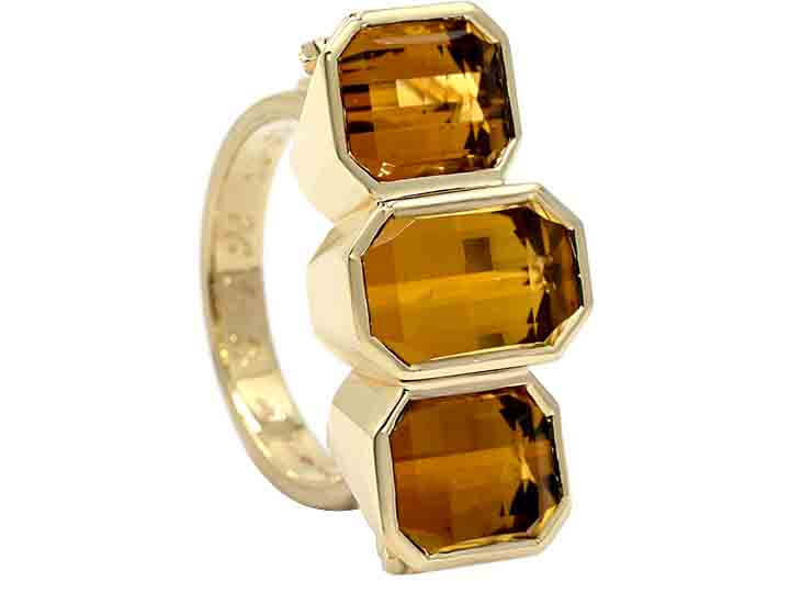 Gabriel's Remarkable Citrine Dress Ring