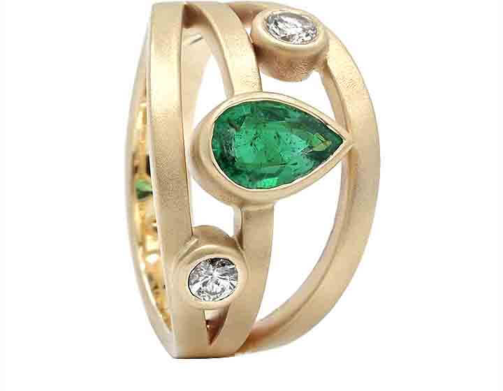 Reusing Inherited Gemstones in Chloe's Dress Ring