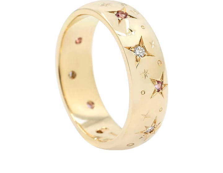 Ella's Sentimental Star Theme Dress Ring