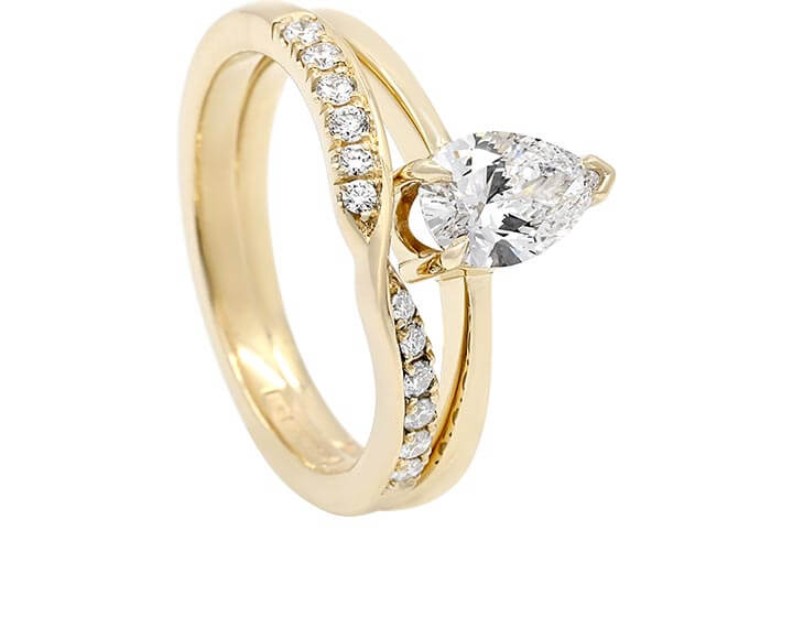 Rachel's Timeless Engagement and Wedding Ring Set