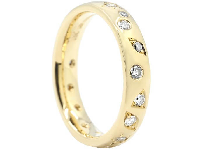 Kathy's Scatter Yellow Gold Ring