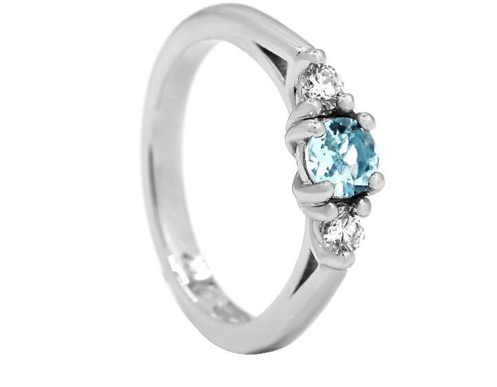 An Aquamarine And Diamond Trilogy for Myrthe