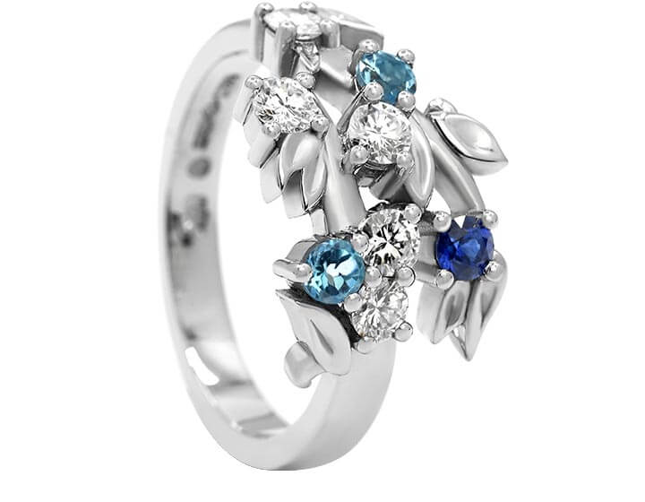 Transforming Inherited Gemstones for Clara's Floral Ring