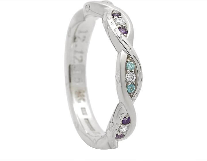 Carole's Fairtrade 9ct White Gold Eternity Ring