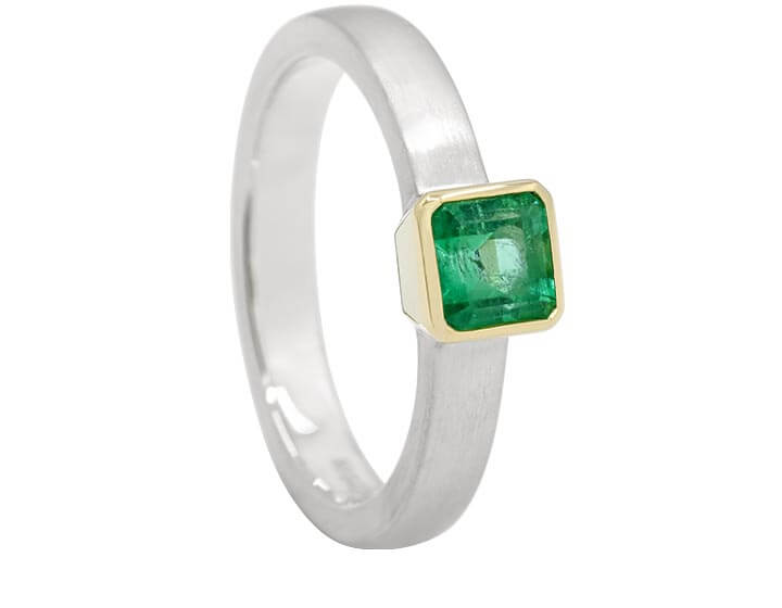 Clare's Emerald Redesigned Dress Ring