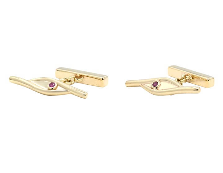 Trev's Ruby Anniversary Cufflinks