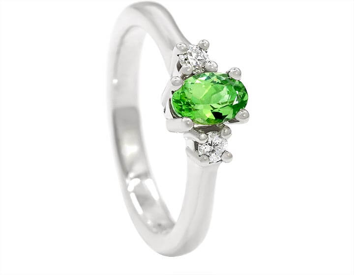 A Tsavorite to Match Deborah's Eyes