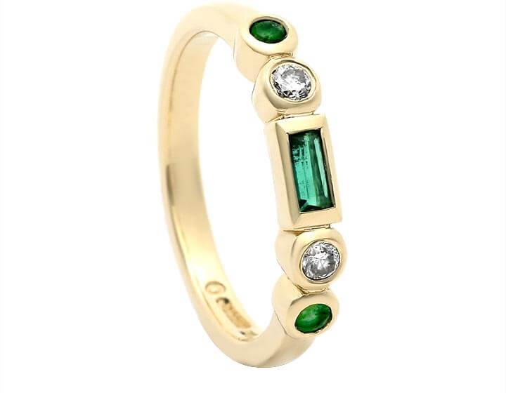 Zoe's Re Design Emerald Ring