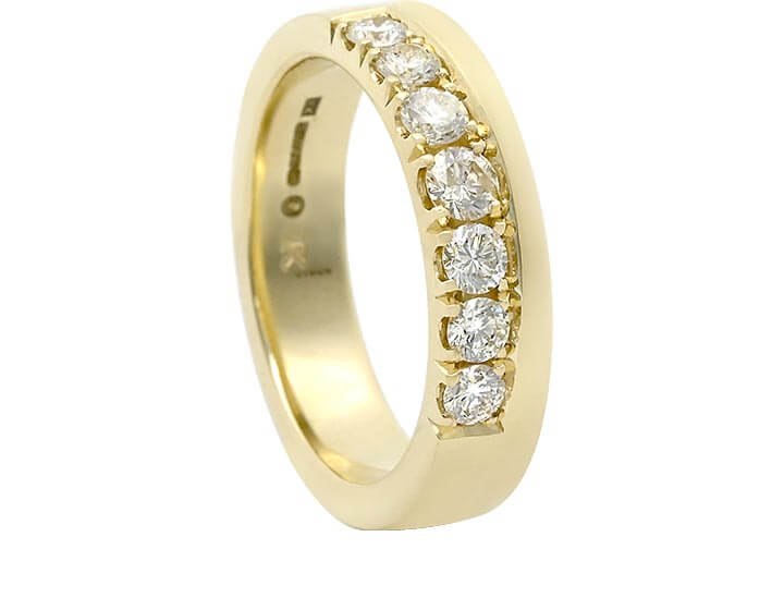 Sarah's Diamond One Edge Eternity Ring