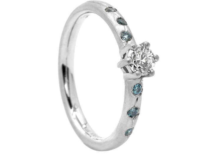 Christine's Palladium Laboratory Grown Diamond Engagement Ring