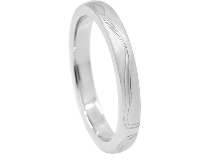 Jemma's Helvellyn Engraving Wedding Ring