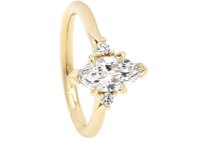 Amy's Fairtrade 9ct Yellow Gold and Diamond Engagement Ring