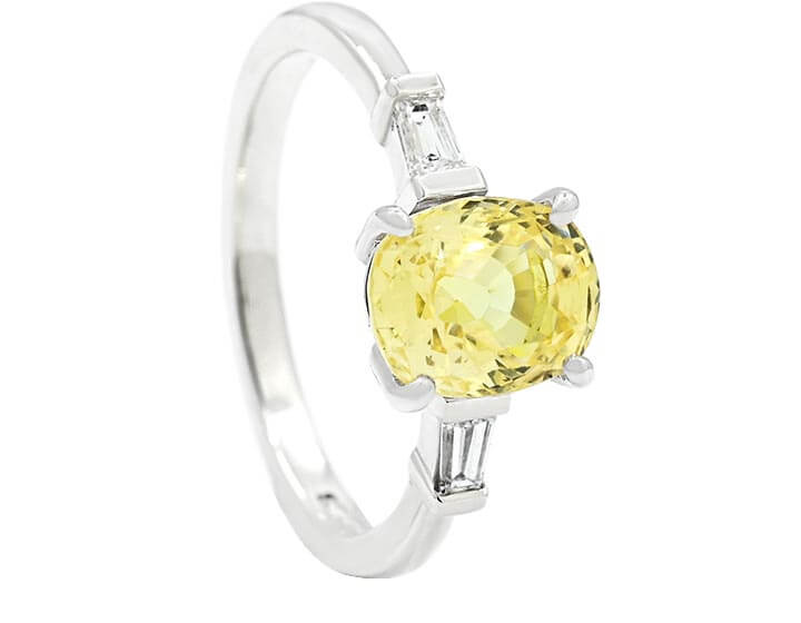 Shivani's Yellow Sapphire Engagement Ring