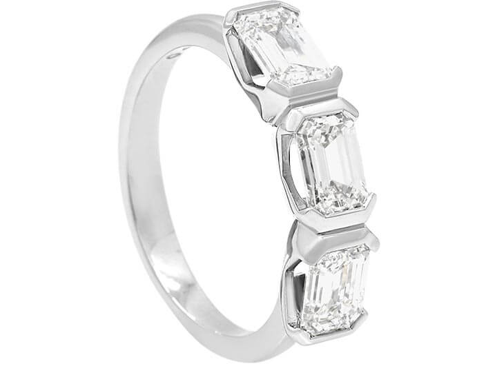 Annabel's Emerald Cut Diamond Eternity Ring