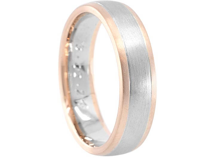 Mike's Palladium and Rose Gold Wedding Ring