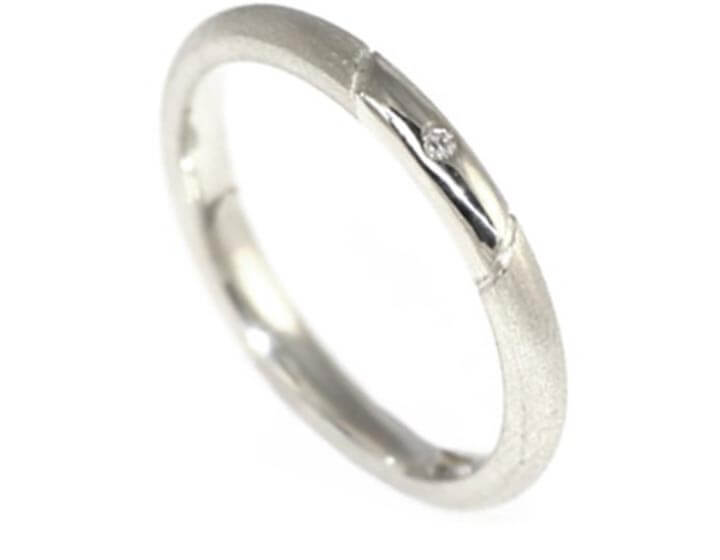 White gold and diamond eternity ring created as a surprise