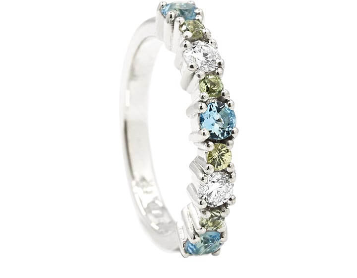 Mendi's Fairtrade 9ct White Gold Eternity Ring