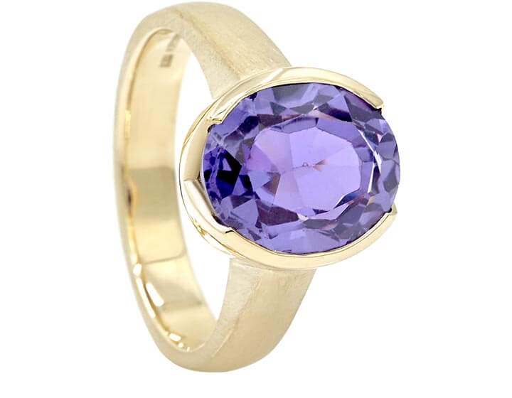 Janet's Synthetic Alexandrite Dress Ring