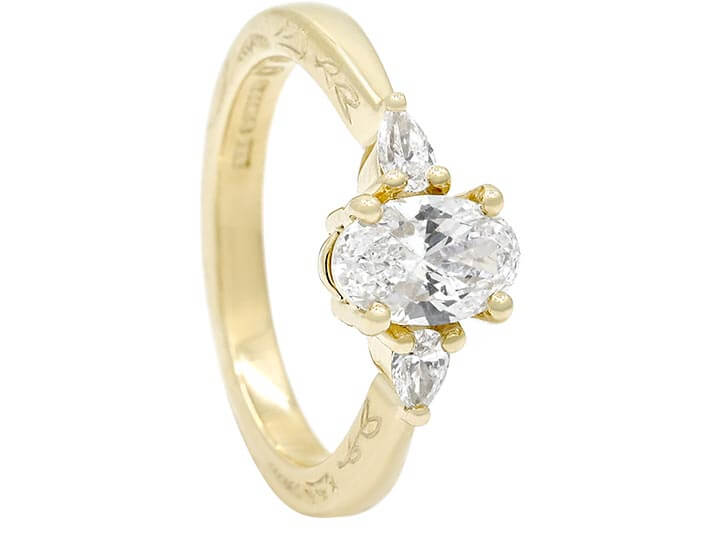 Dried Flower Inspired Engagement Ring for Beth