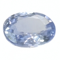 Pale Blue 8.08x6.05mm 1.47ct oval cut Sapphire