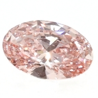 Laboratory Grown Pink 10.77x7.15mm 2.07ct VS1 Oval cut Diamond