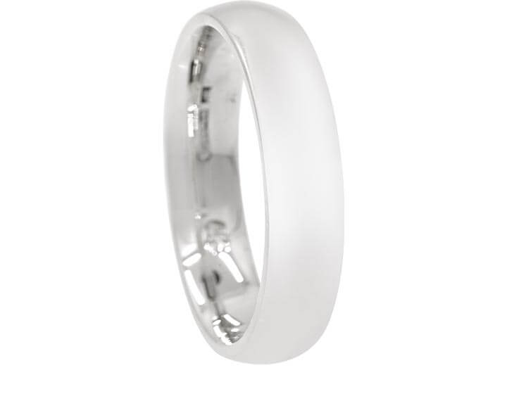 Classic 9ct White Gold Wedding Ring