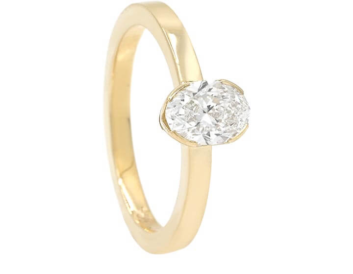 Molly's Oval Solitaire Engagement Ring