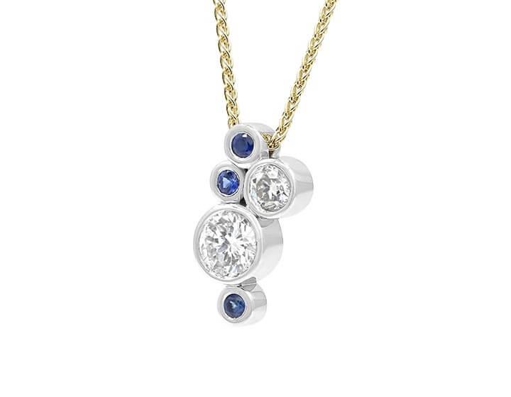 Balancing Shape and Colour with Diamonds and Sapphires